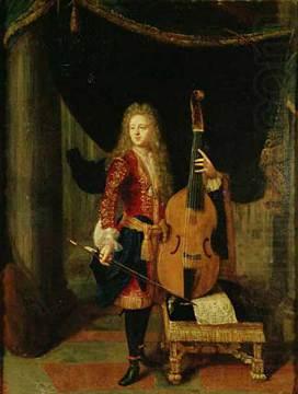 Casper Netscher Portrait of Johann Schenck oil painting picture